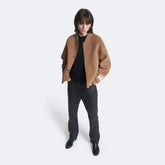 Wool Bomber Jacket - Coats and Jackets | SOLOTRE