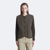 Reversible Check Vest - Coats and Jackets | SOLOTRE