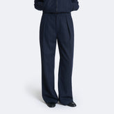 Pinstripe Palazzo Trousers - Suits | SOLOTRE