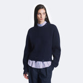 Pull con Rotture e Camicia Combinata - Maglieria | SOLOTRE