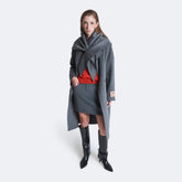 Wool Coat with Bandana - Co-ords | SOLOTRE