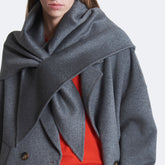 Wool Coat with Bandana - Co-ords | SOLOTRE