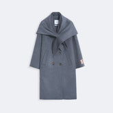 Wool Coat with Bandana - Co-ords | SOLOTRE