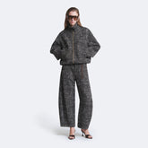 Pantalone Banana Tweed - Pantaloni E Shorts | SOLOTRE