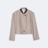 Giacca Spencer Collo Melton - Blazer | SOLOTRE