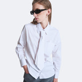 Camicia in Cotone con Cravatta - Camicie e Top | SOLOTRE